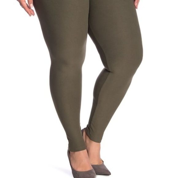 Derek Heart Brushed Jersey Leggings - Picture 2 of 6